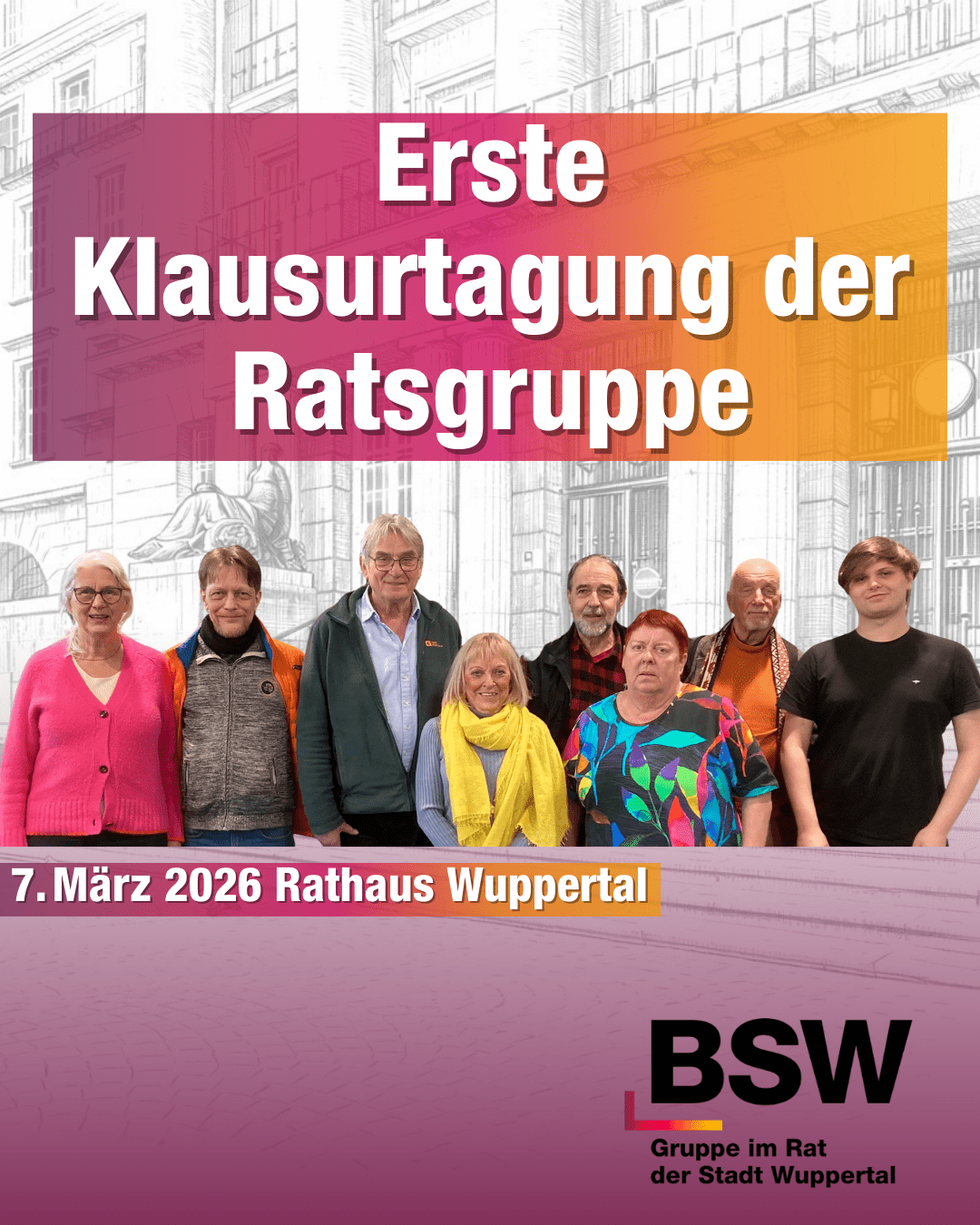 Klausurtagung der Ratsgruppe BSW Wuppertal